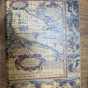 Vintage Leather Hidden Secret Storage Book Box